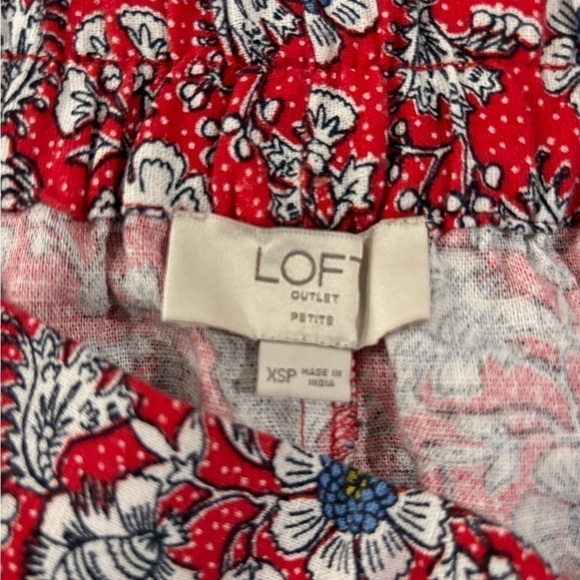 Loft Floral Patterned Pleated Skirt​​​​​​​​​​​​​​​ - Picture 5 of 6